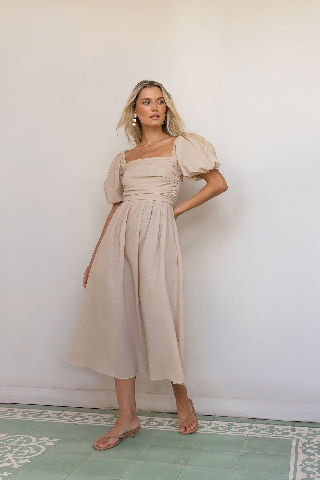 Delfino Maxi Dress Tan | Fortunate One Delfino Maxi Dress Tan | Fortunate One