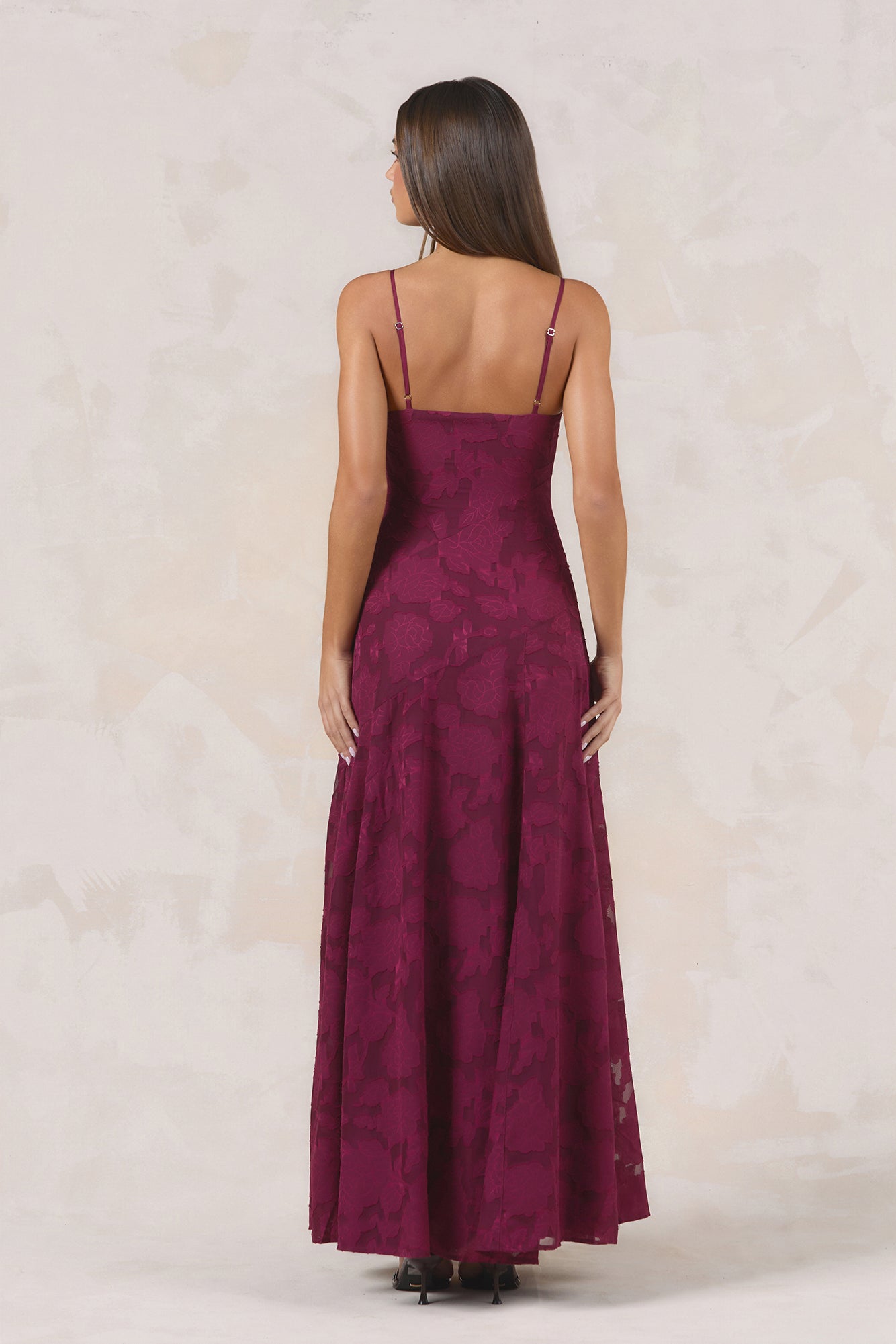 Dancing Spark Maxi Dress Wine