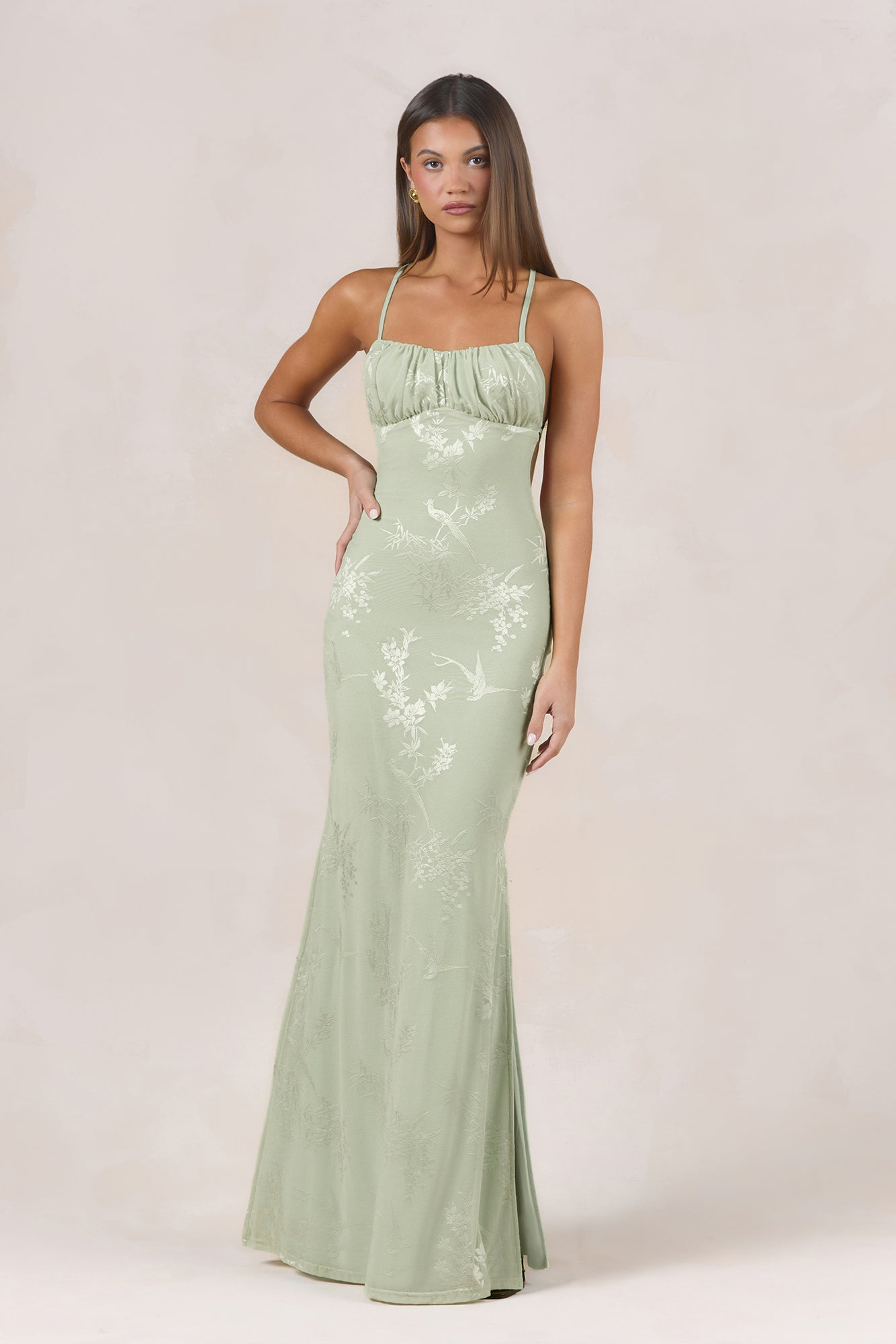 Sun Kissed Society Maxi Dress Sage