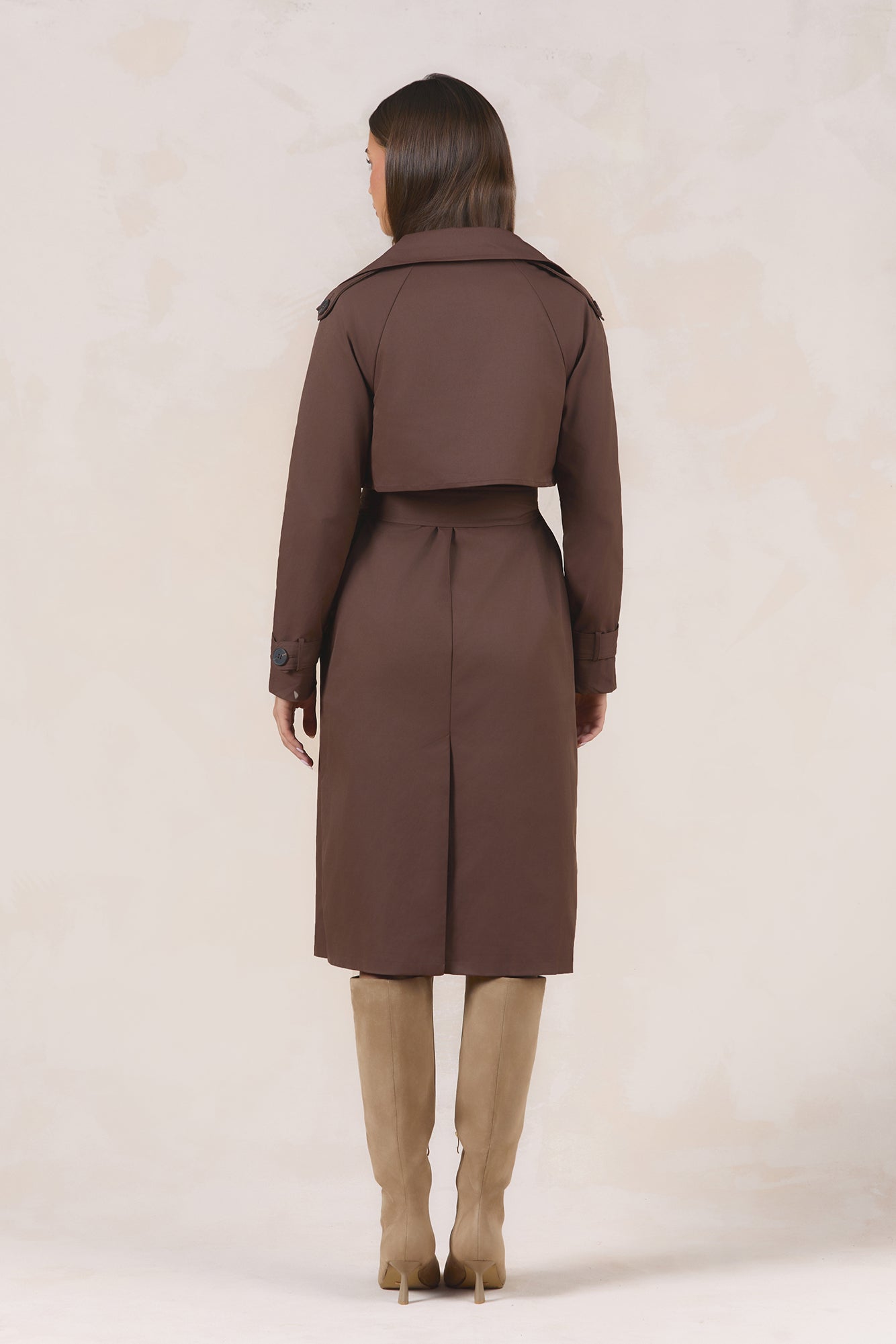 Piccadilly Trench Coat Chocolate
