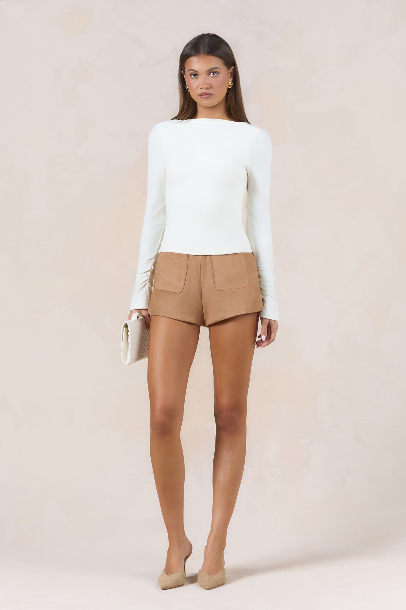 Lucine Long Sleeve Top Off White