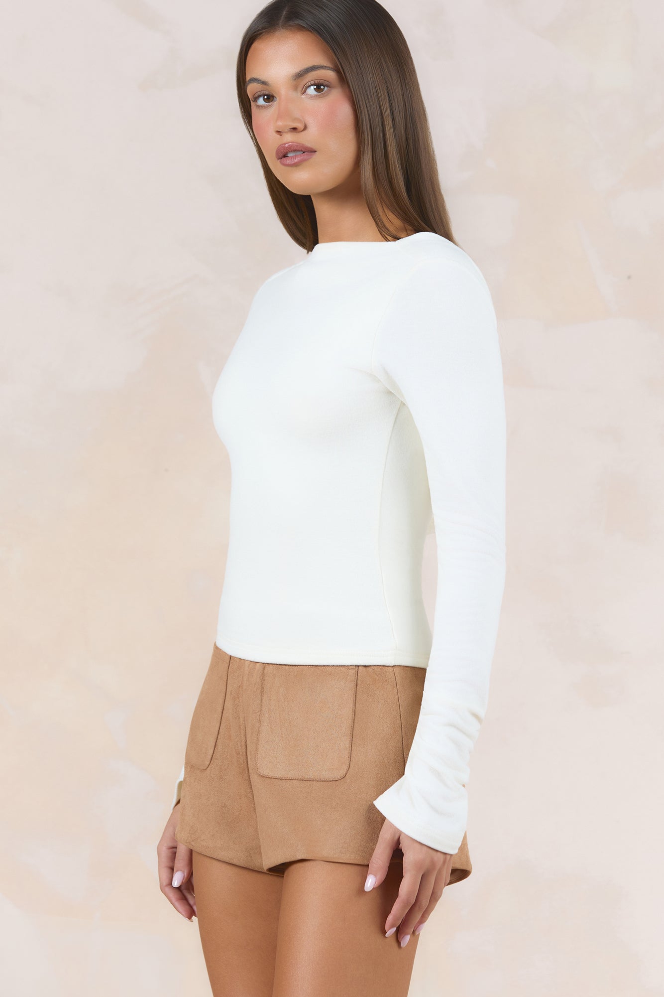 Lucine Long Sleeve Top Off White