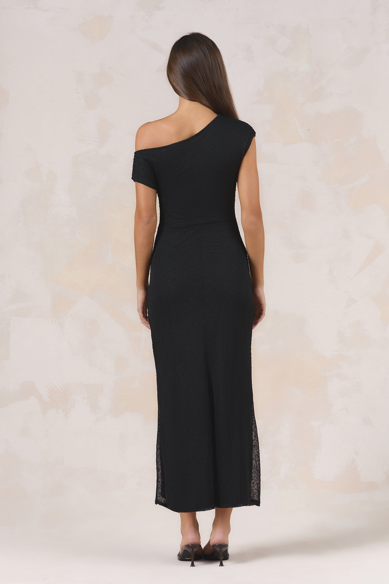 Warm Daze Knit Maxi Dress Black