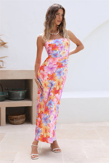 Floral Runaway Dress