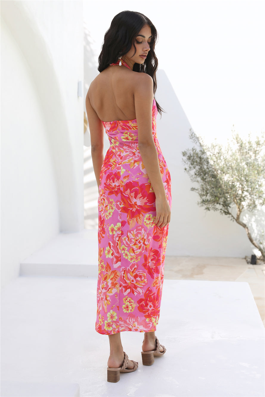 seven wonders pink dress Seven Wonders Locklea Midi Dress