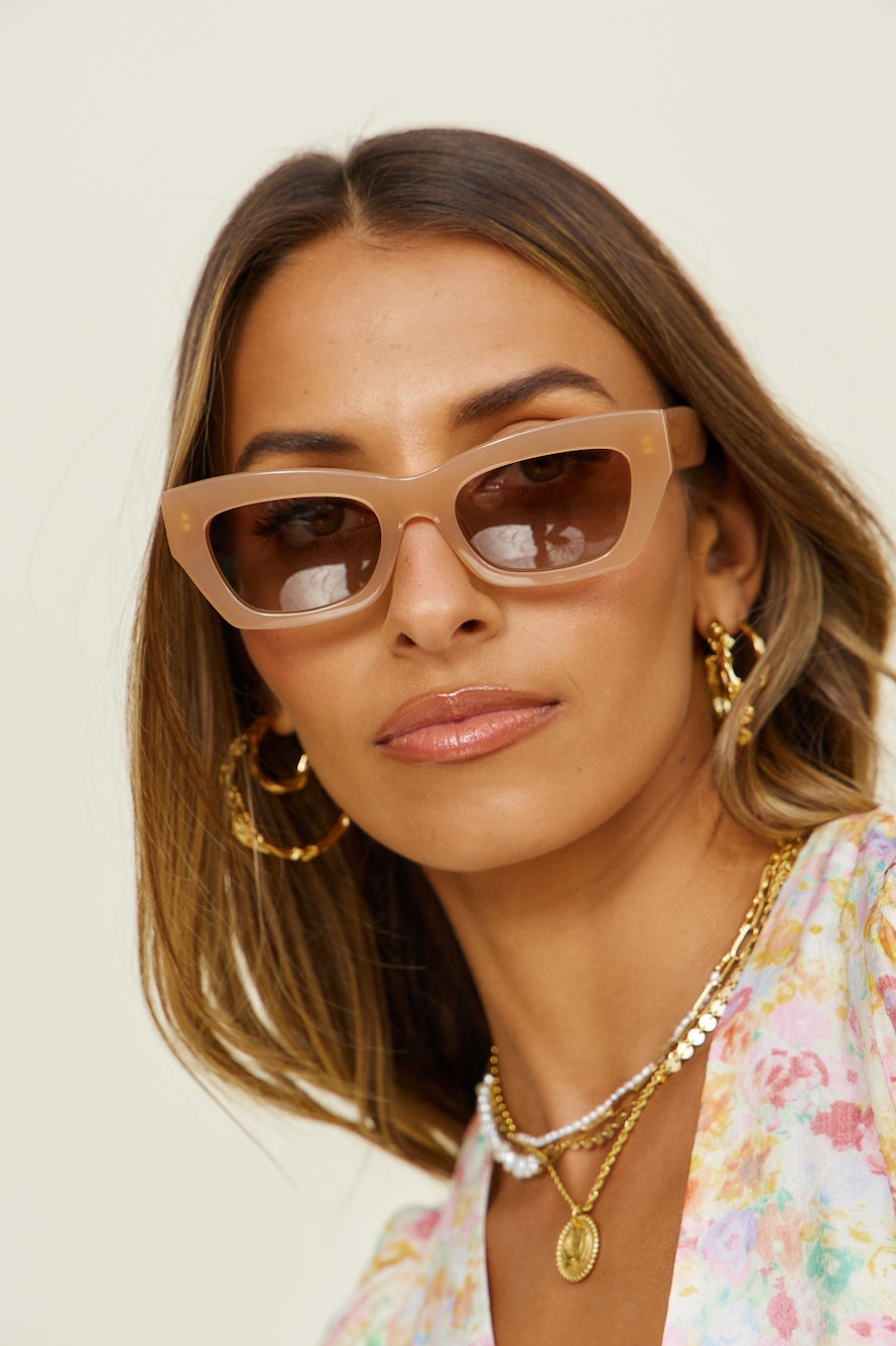 BANBÉ The Kerr Sunglasses Nude Desert | Fortunate One
