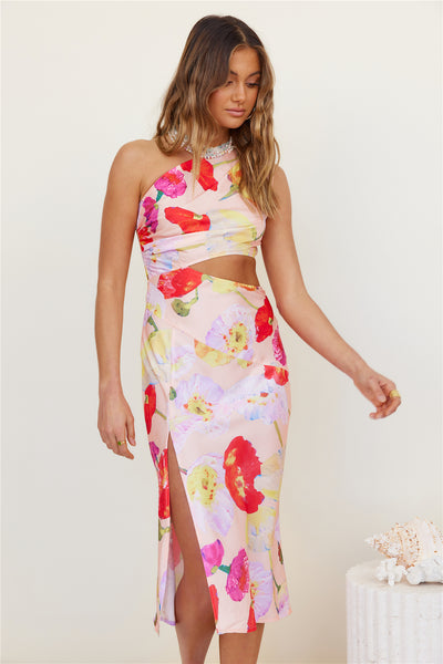 Slow Thoughts Midi Dress Floral