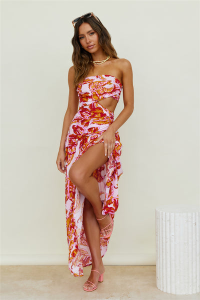 Sun Drenched Maxi Dress Pink