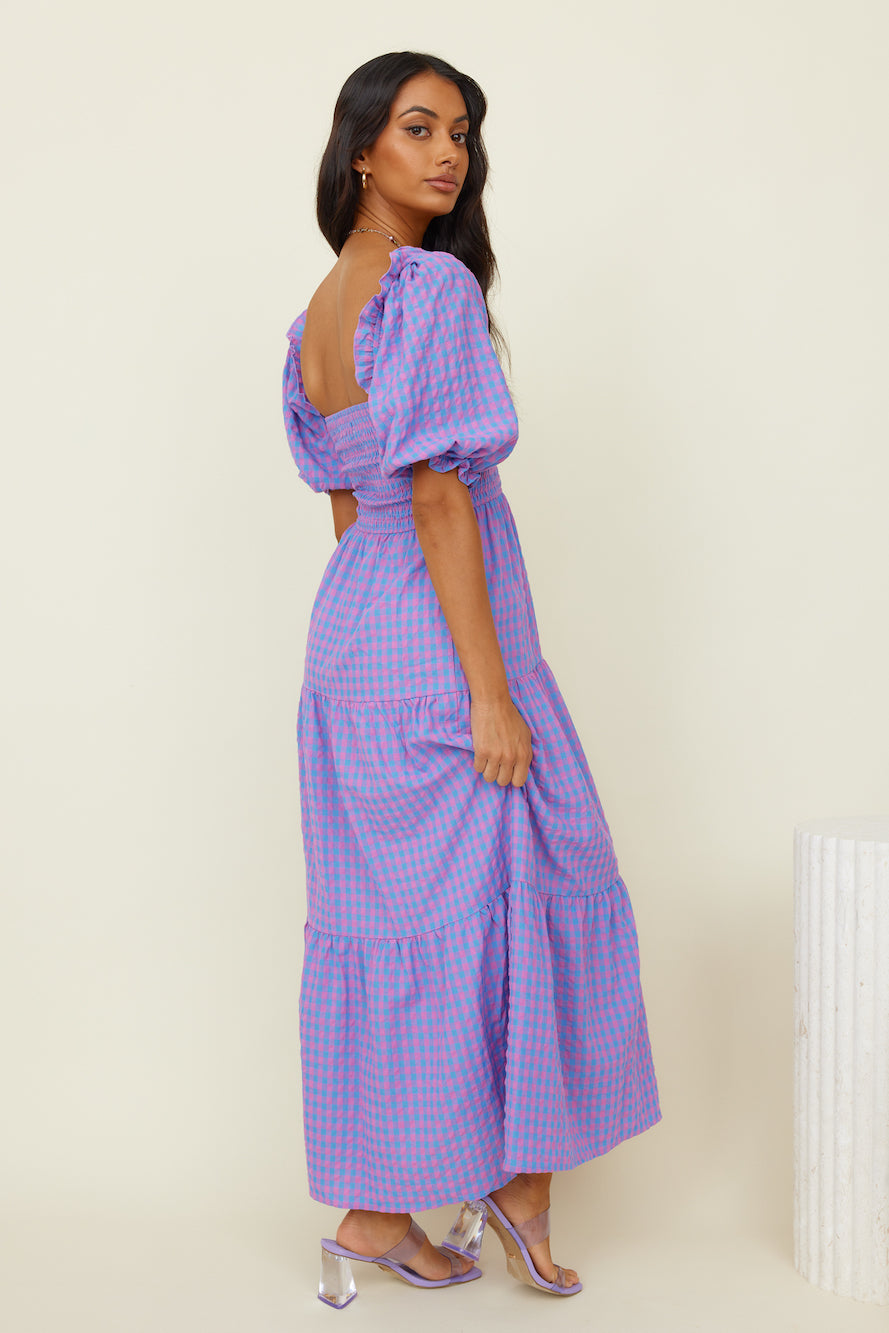 charlie holiday gingham dress Charlie Holiday Lottie Maxi Dress / Birch Boutique