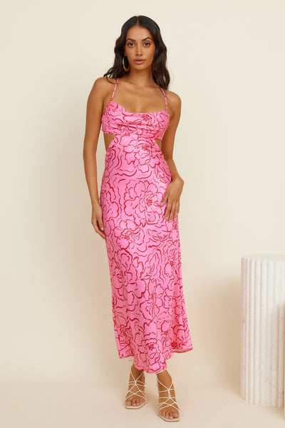 In The Sunshine Maxi Dress Pink