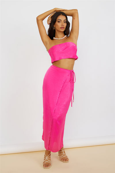 The Right Place Maxi Skirt Pink