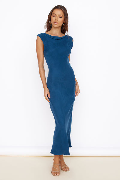 Have Me Daydreaming Maxi Dress Blue