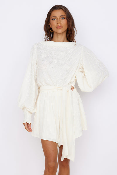 The Last Time Playsuit Cream