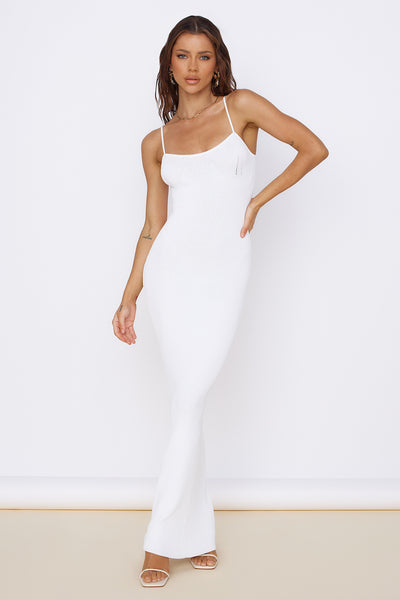 SNDYS Hudson Maxi Dress White