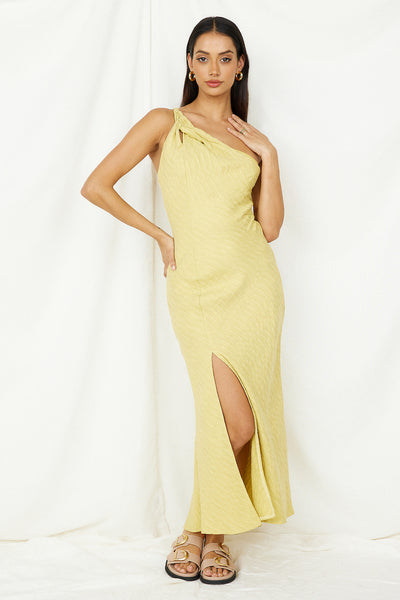 Wrinkle In Time Maxi Dress Yellow