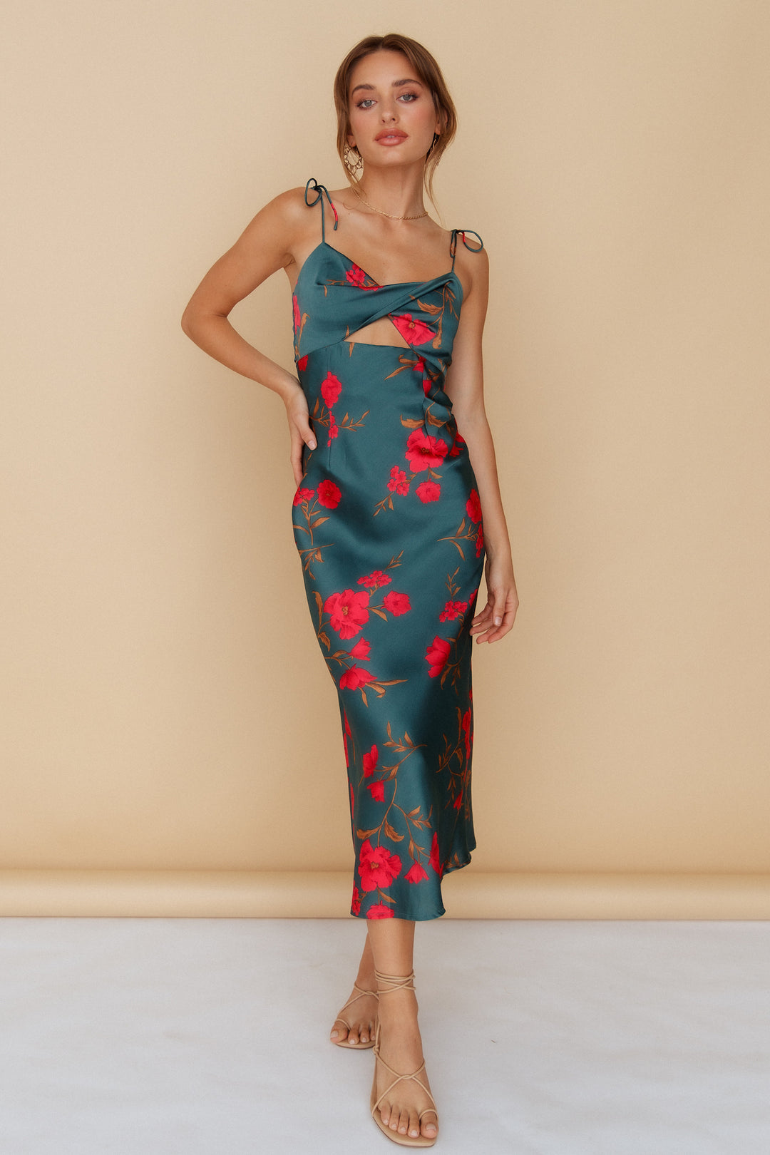 Hello Molly Fool Me Once Midi Dress