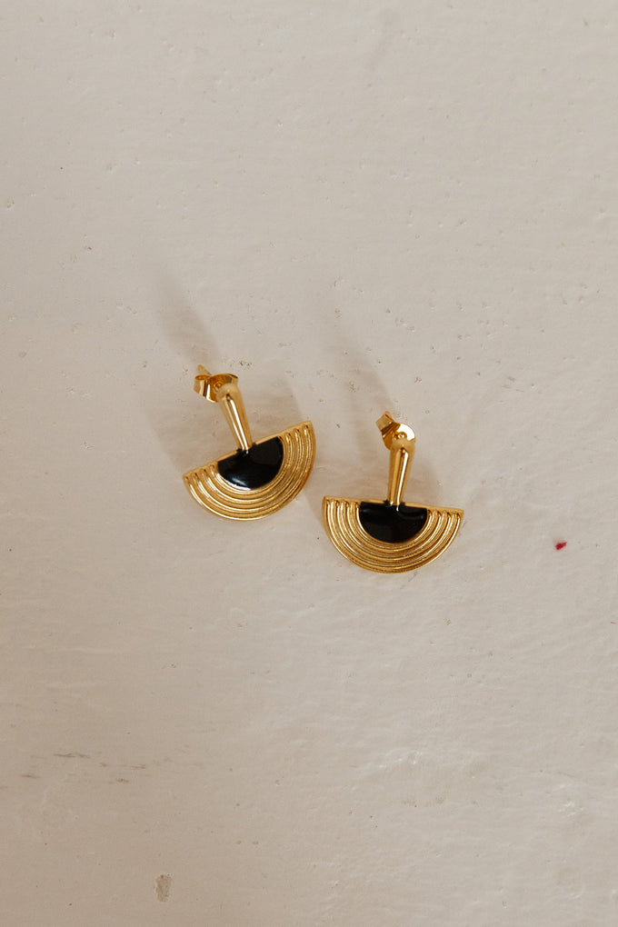 18k Gold Plated Luna Glow Earrings Gold