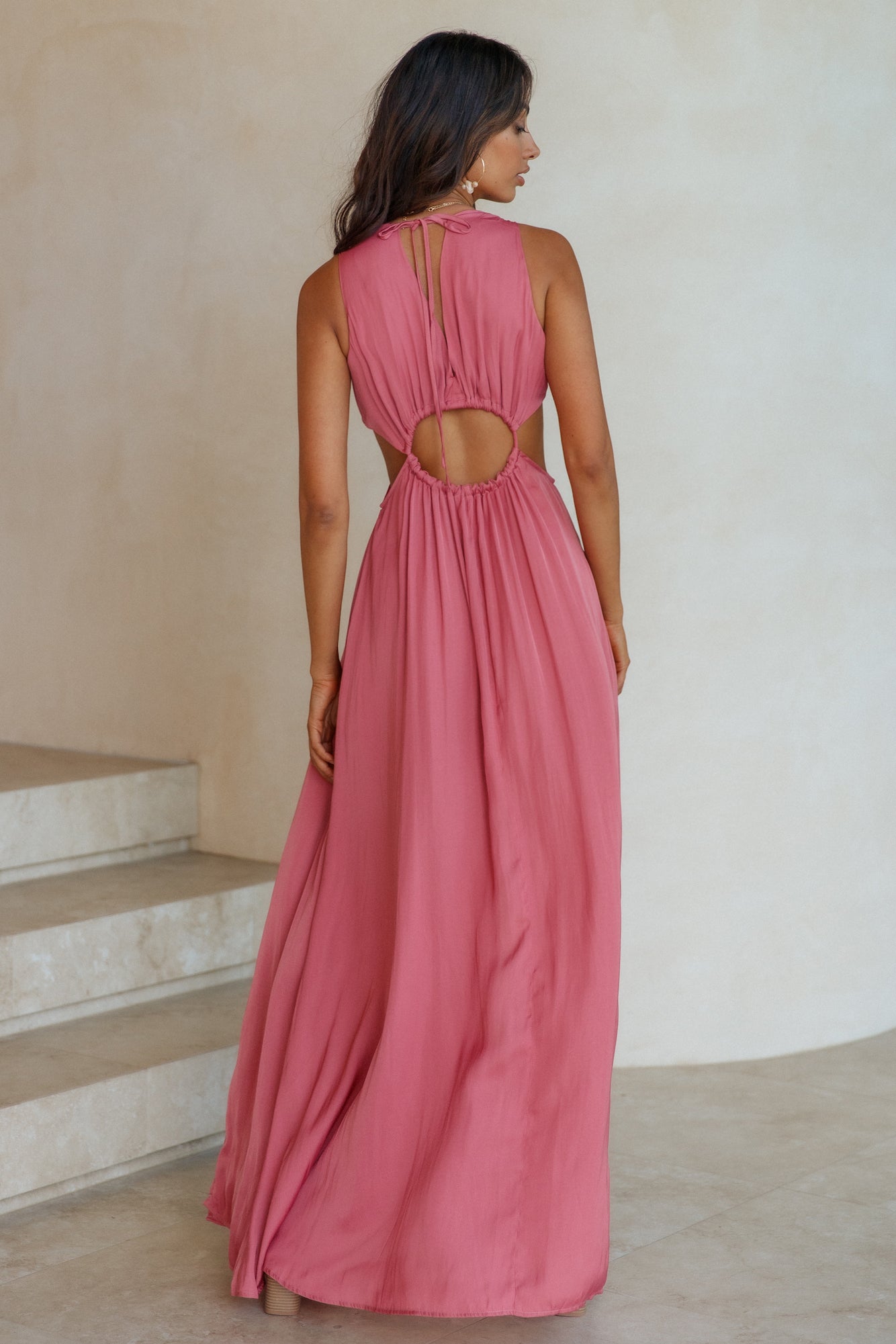 HELLO MOLLY Since I Met You Maxi Dress Rose | Fortunate One HELLO MOLLY Since I Met You Maxi Dress Rose | Fortunate One