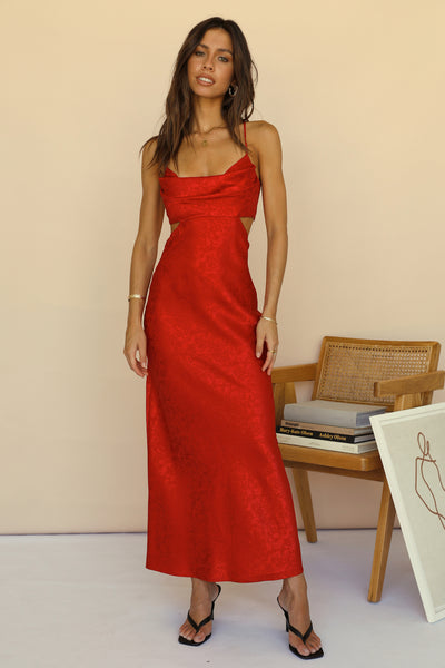 All In Maxi Dress Red