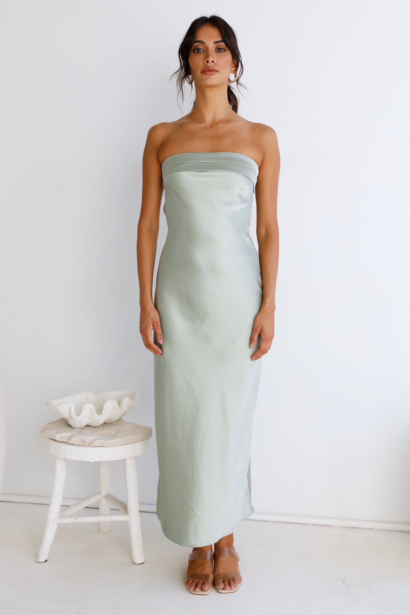 Gleam In Gold Maxi Dress Light Green | Fortunate One Gleam In Gold Maxi Dress Light Green | Fortunate One