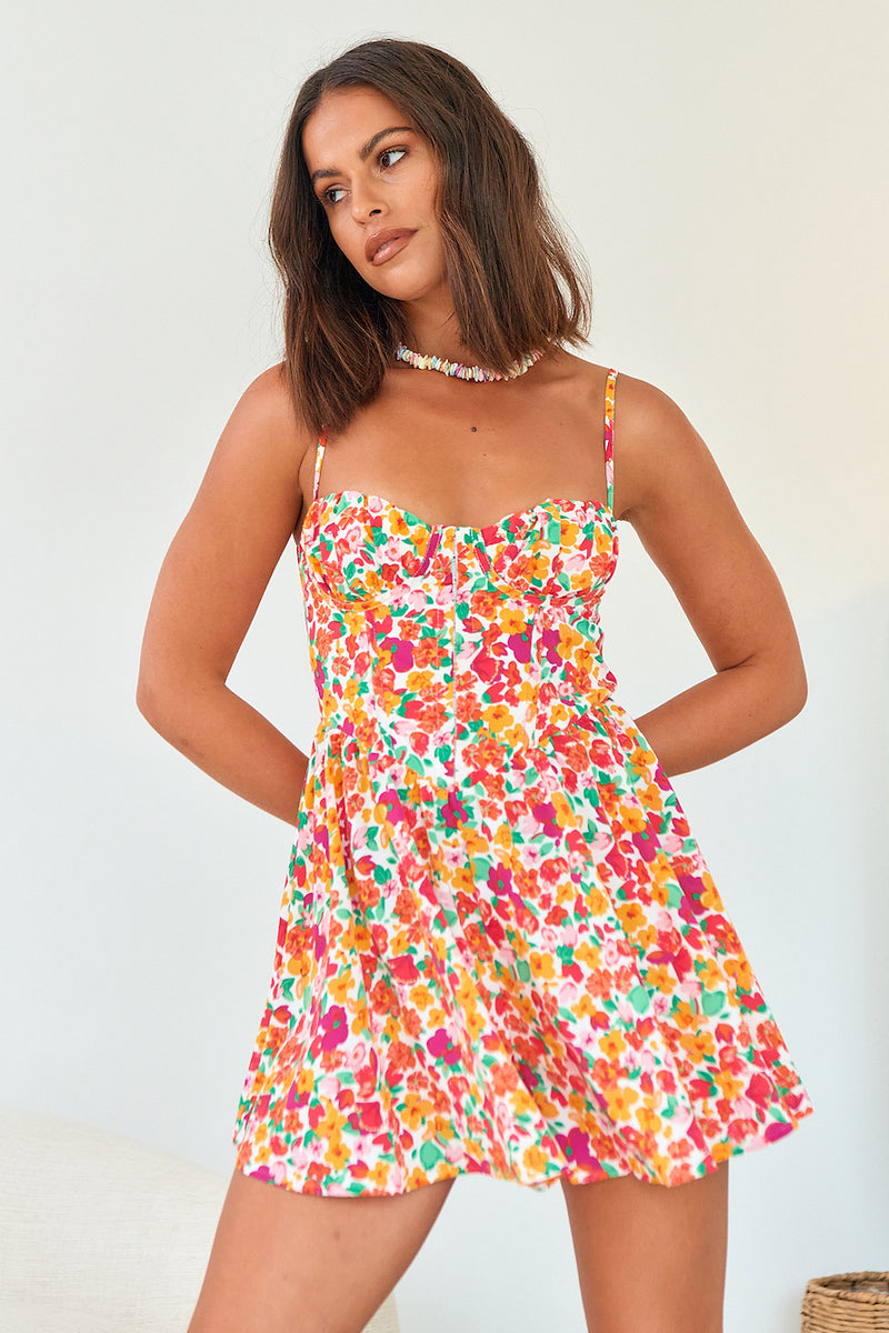 Fate Ruffle Romper Fate Of Summer Romper Floral | Fortunate One