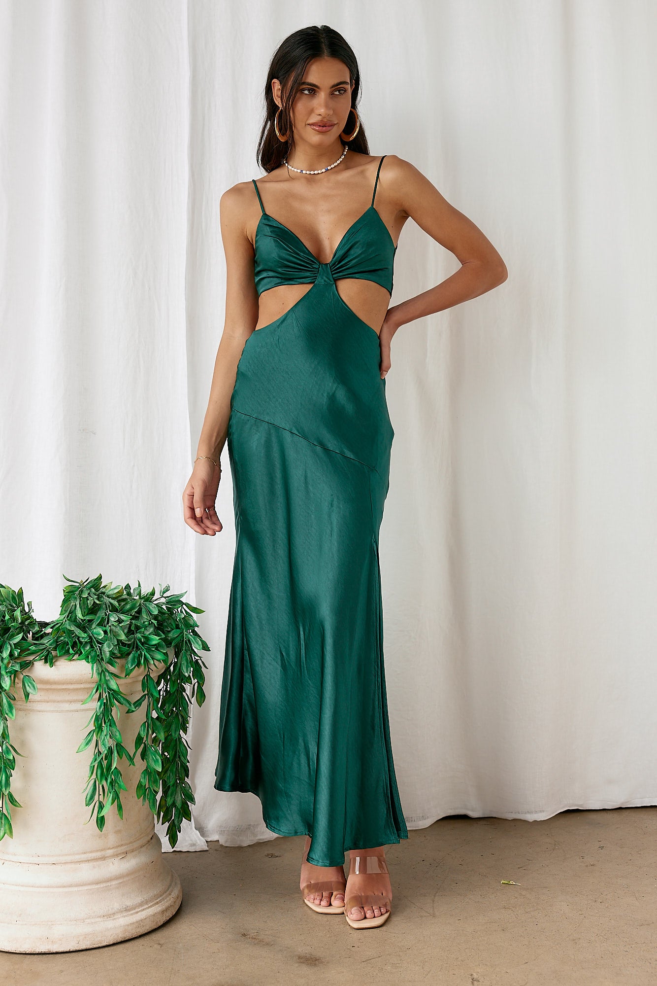 City Sunset Maxi Dress Forest Green | Fortunate One City Sunset Maxi Dress Forest Green | Fortunate One