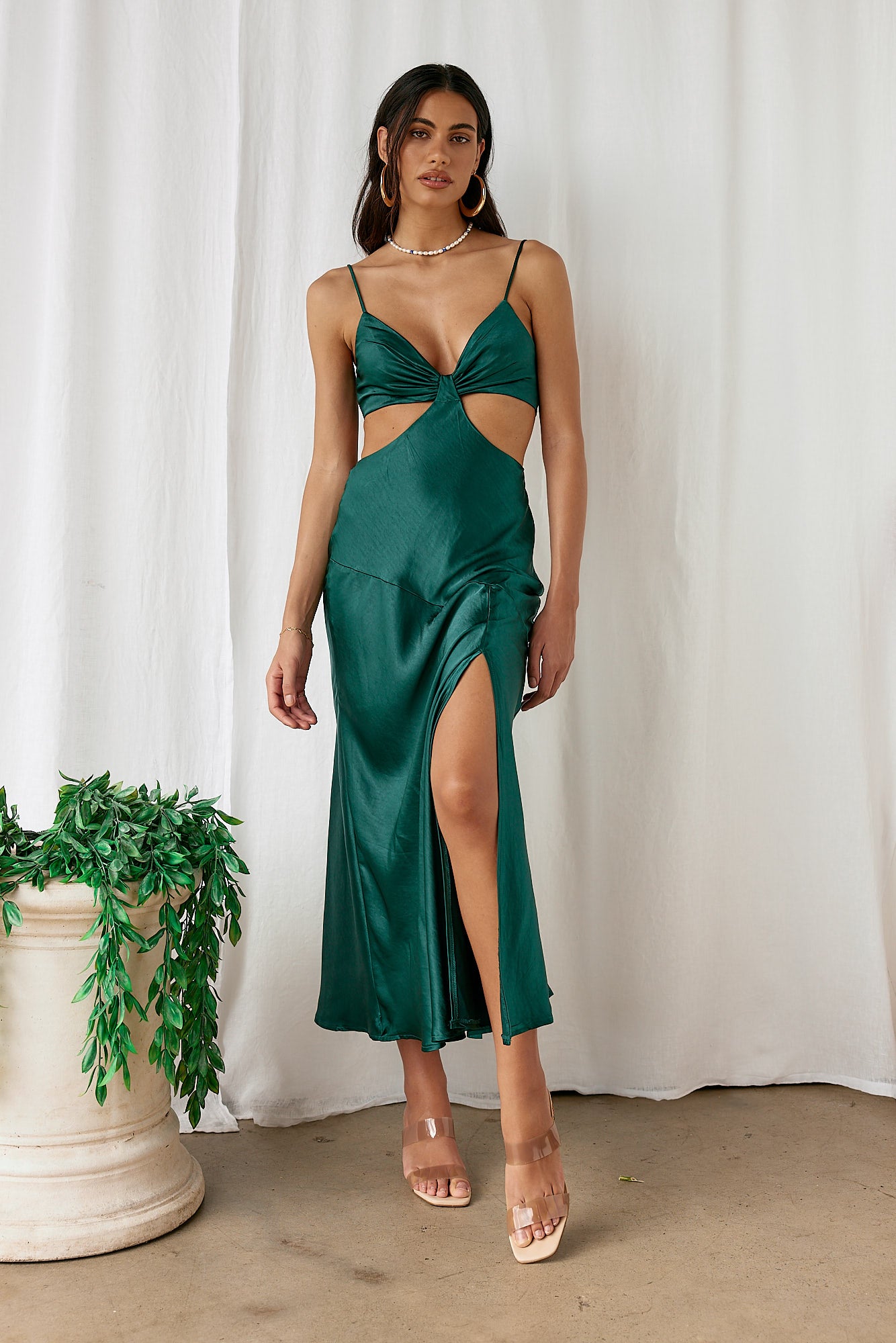 City Sunset Maxi Dress Forest Green | Fortunate One City Sunset Maxi Dress Forest Green | Fortunate One