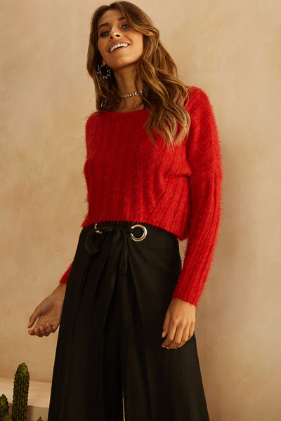Earthly Delights Knit Red