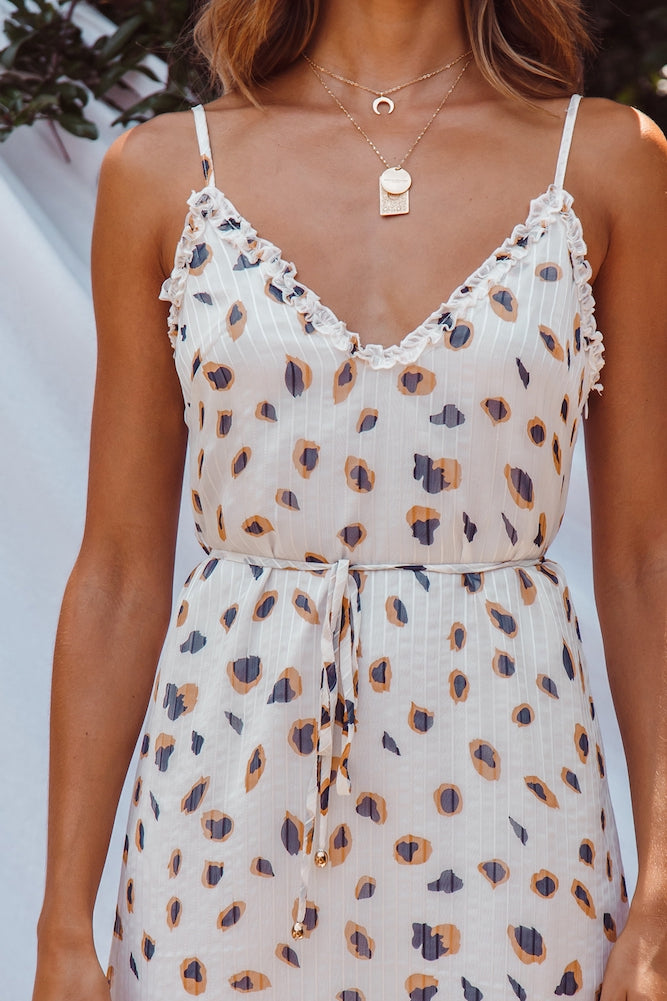 Harmony Midi Dress White