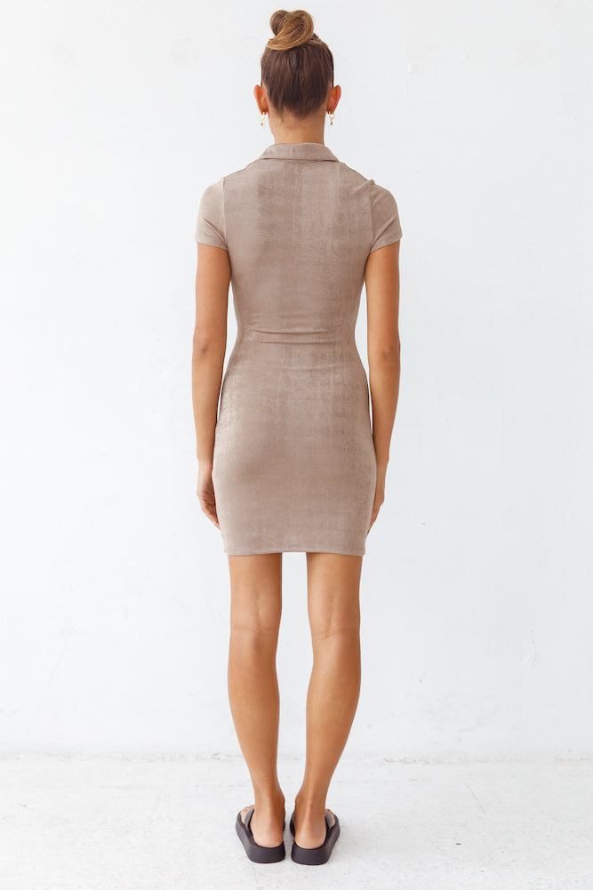 fortune mini dress Forever Fortune Dress Brown